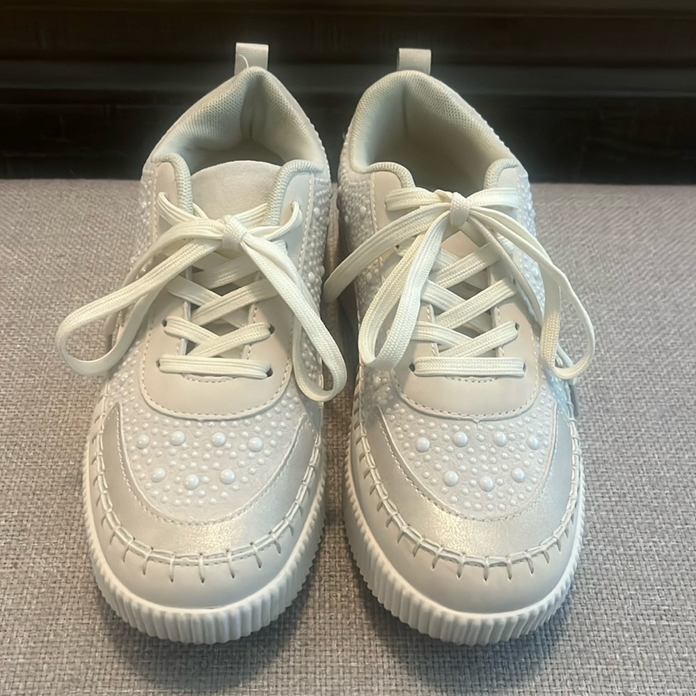 Nicole Miller White Sneakers
